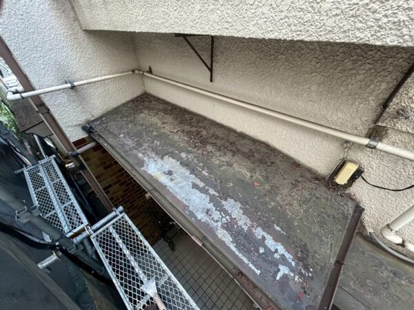 目黒区築にて築50年住宅の雨漏り予防・外壁塗装工事の施工前写真